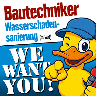 Bauleiter Wasserschaden-Sanierung dringend gesucht! Donath Heimdecor